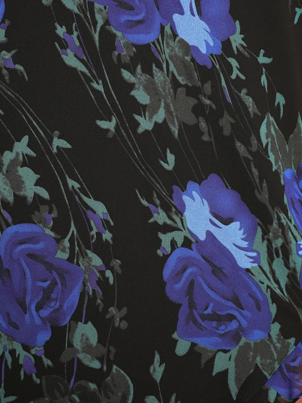 Lulu's - Elegant Entrance Black Floral Print Halter Maxi Dress- Small - Picture 5 of 6